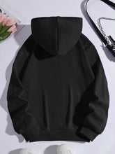 Unisex Plain Black Hoodie